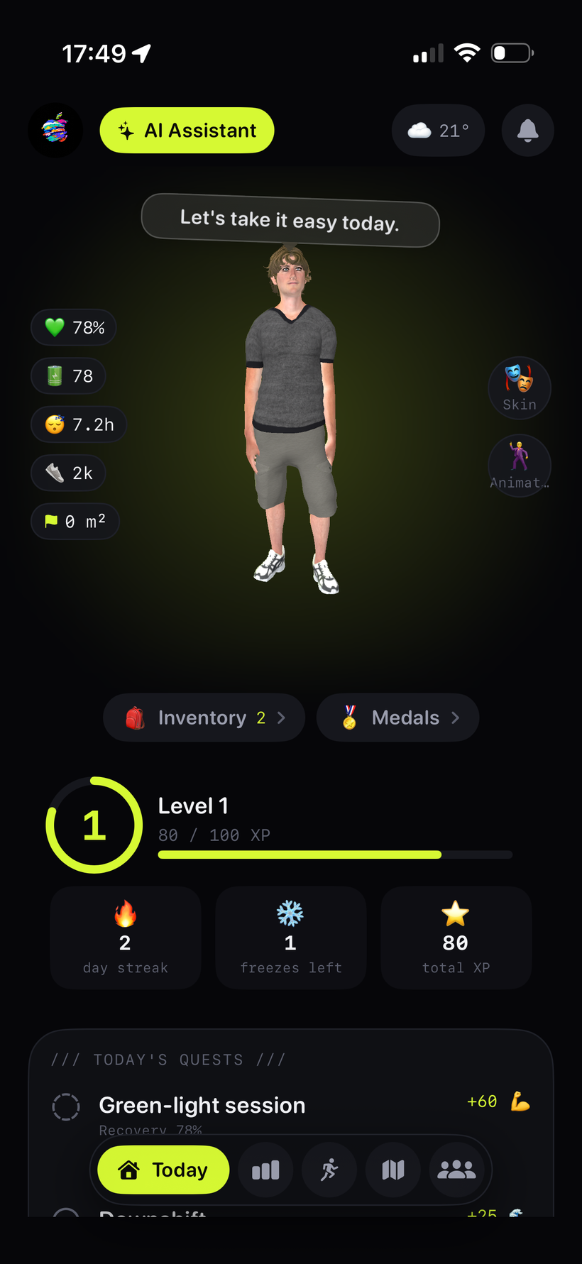 Synox — daily recovery, sleep and strain